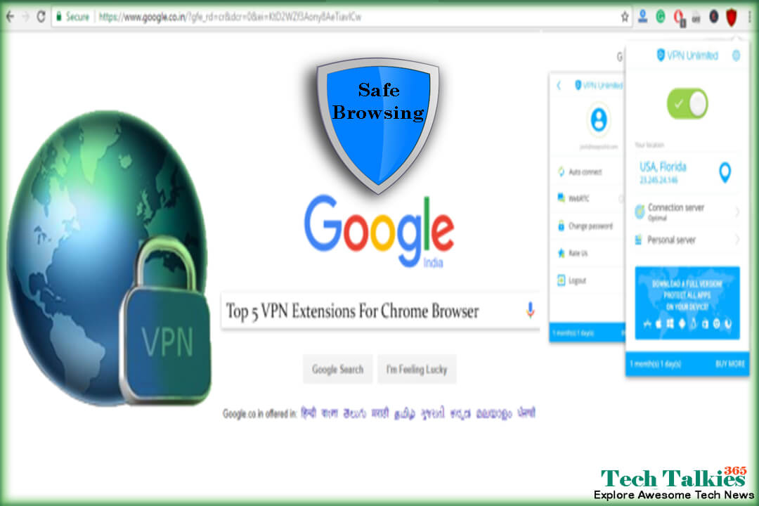 Best Free Unlimited VPN Extensions for Google Chrome Browser [Easy to Use]