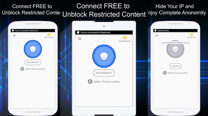 Betternet- VPN App for Android 2017