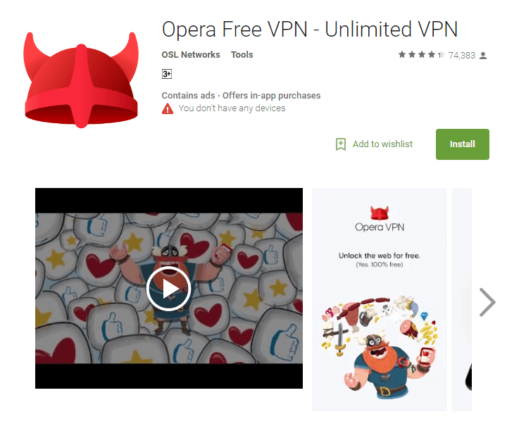 Opera VPN Hola VPN Best Free Unlimited VPN Apps for Android 2017 to Stay Private and Secure