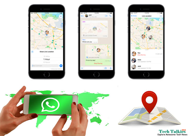 Share Live Location In Real Time on WhatsApp [2017]