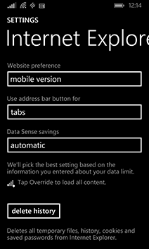 How to block Unwanted Websites on Windows Phone