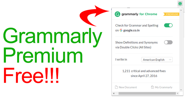 Get Grammarly Premium Account Subscription Free 2022