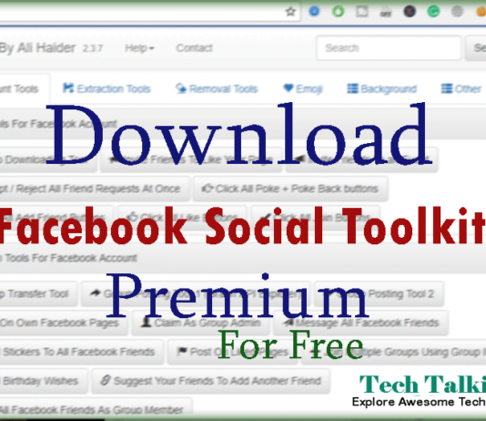 Download Facebook Social Toolkit Premium For Free (Chrome Extension)