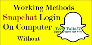 Login Snapchat On PC without downloading