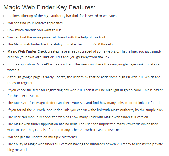 Download Magic Web Finder Full Version Free