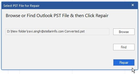  Repair corrupt Outlook PST file