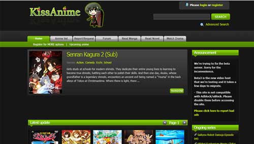 Kissanime.ru Site For Watching Anime