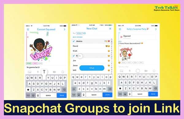 Snapchat Groups to join Link (Public Snapchat Groups)