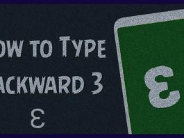 How to Type Backwards 3 as Ɛ on Android, iPhone, PC